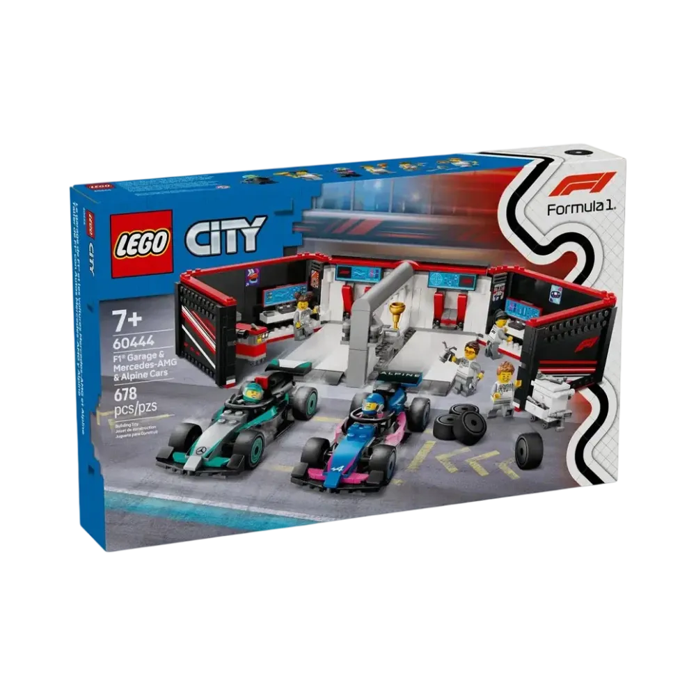 LEGO CITY "F1 Garage & Mercedes-AMG & Alpine Cars" [60444]