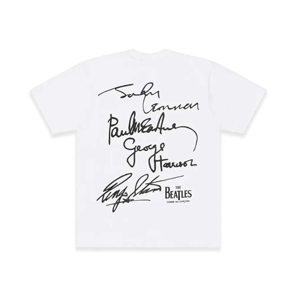COMME des GARCONS x The Beatles Printed T-Shirt "White"