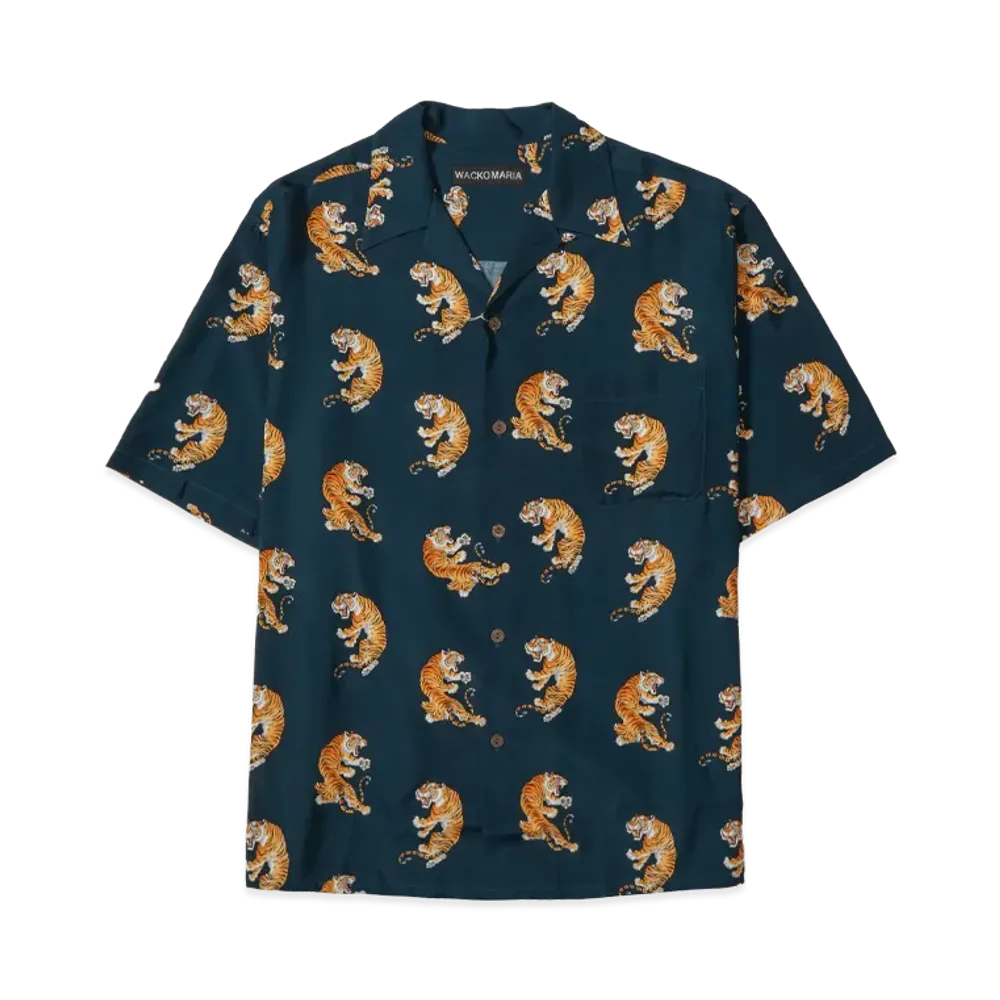 WACKO MARIA x Tim Lehi Hawaiian Shirt "Navy"