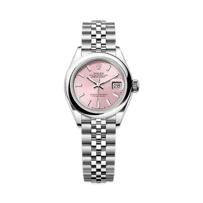 ROLEX Lady-Datejust Oystersteel "Pink"