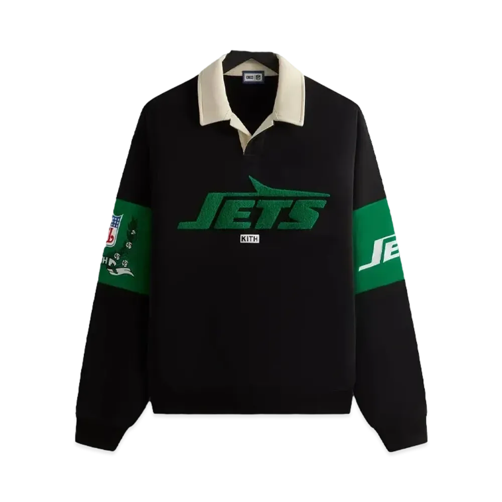 Kith & '47 For The NFL: Jets Nelson Collared Pullover "Black"