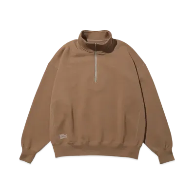 FreshService Heavy Oz Half Zip Pullover "Coyote"