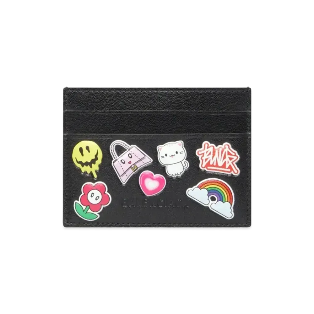 BALENCIAGA Gamer Card Holder "Black"