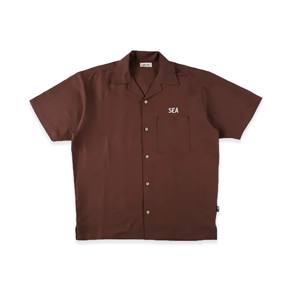 WIND AND SEA Sea Linen Shirt "Brown"
