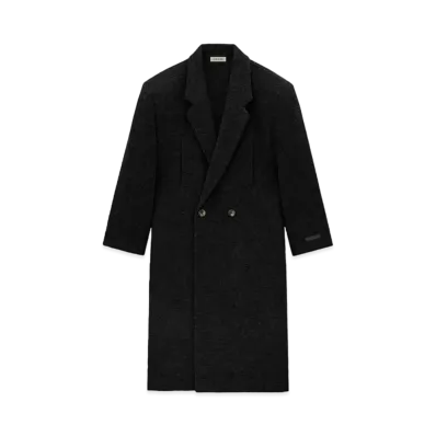 FEAR OF GOD Boiled Wool Relaxed Overcoat "Black"