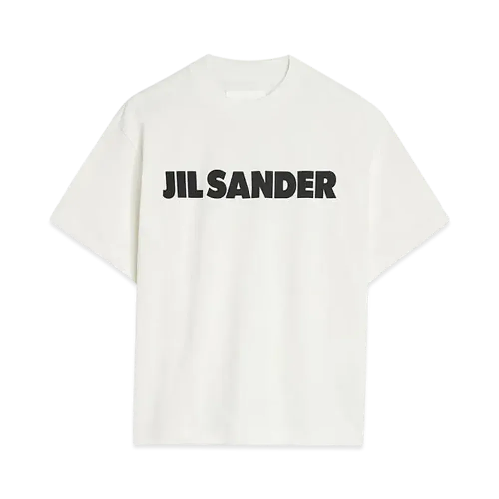 Jil Sander Women's Logo T-Shirt "Porcelain"