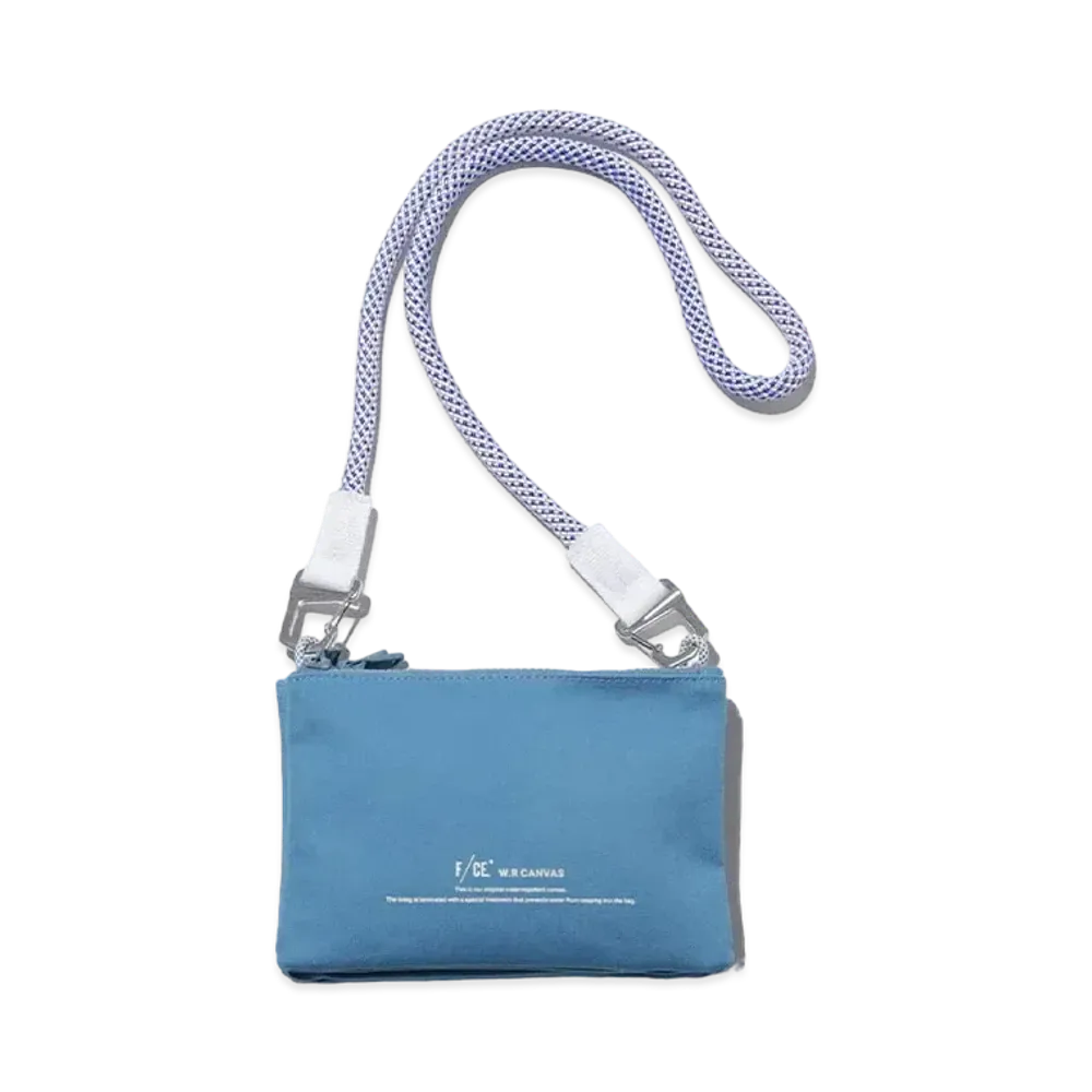 F/CE. W.R Canvas Mini Clutch "Blue"