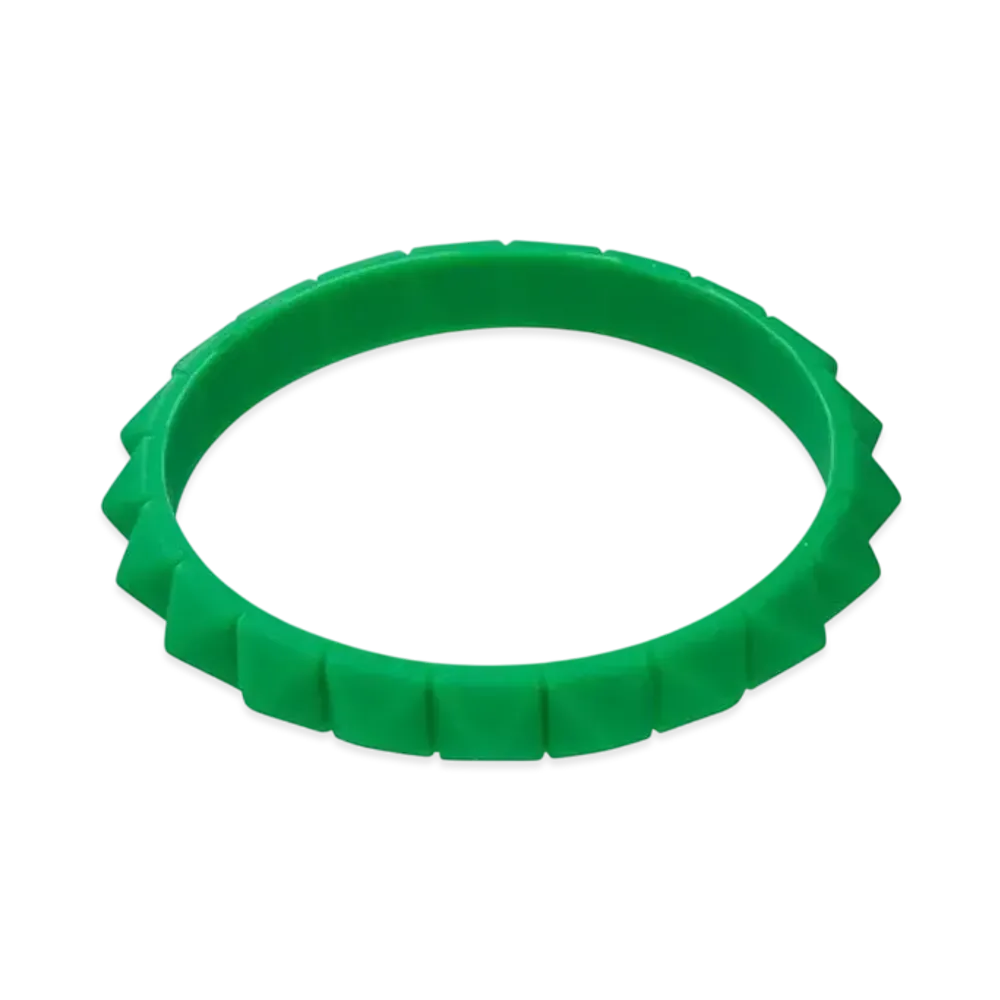 HYSTERIC GLAMOUR Silicon Stud Bangle "Green"