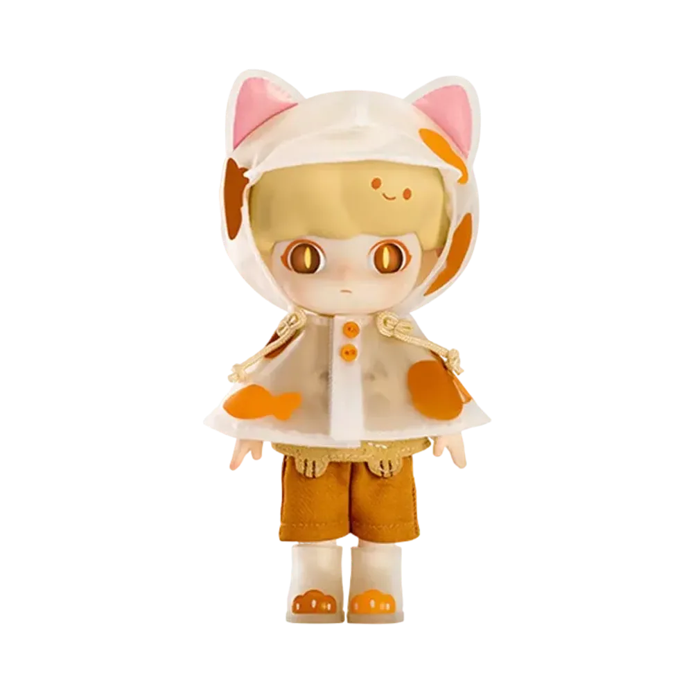 POP MART "BJD" DIMOO Raincoat Cat Action Figure