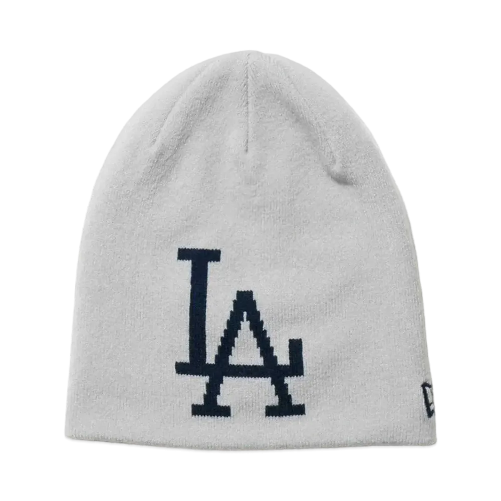 NEW ERA Basic Beanie Cooperstown Los Angeles Dodgers "Light Gray"