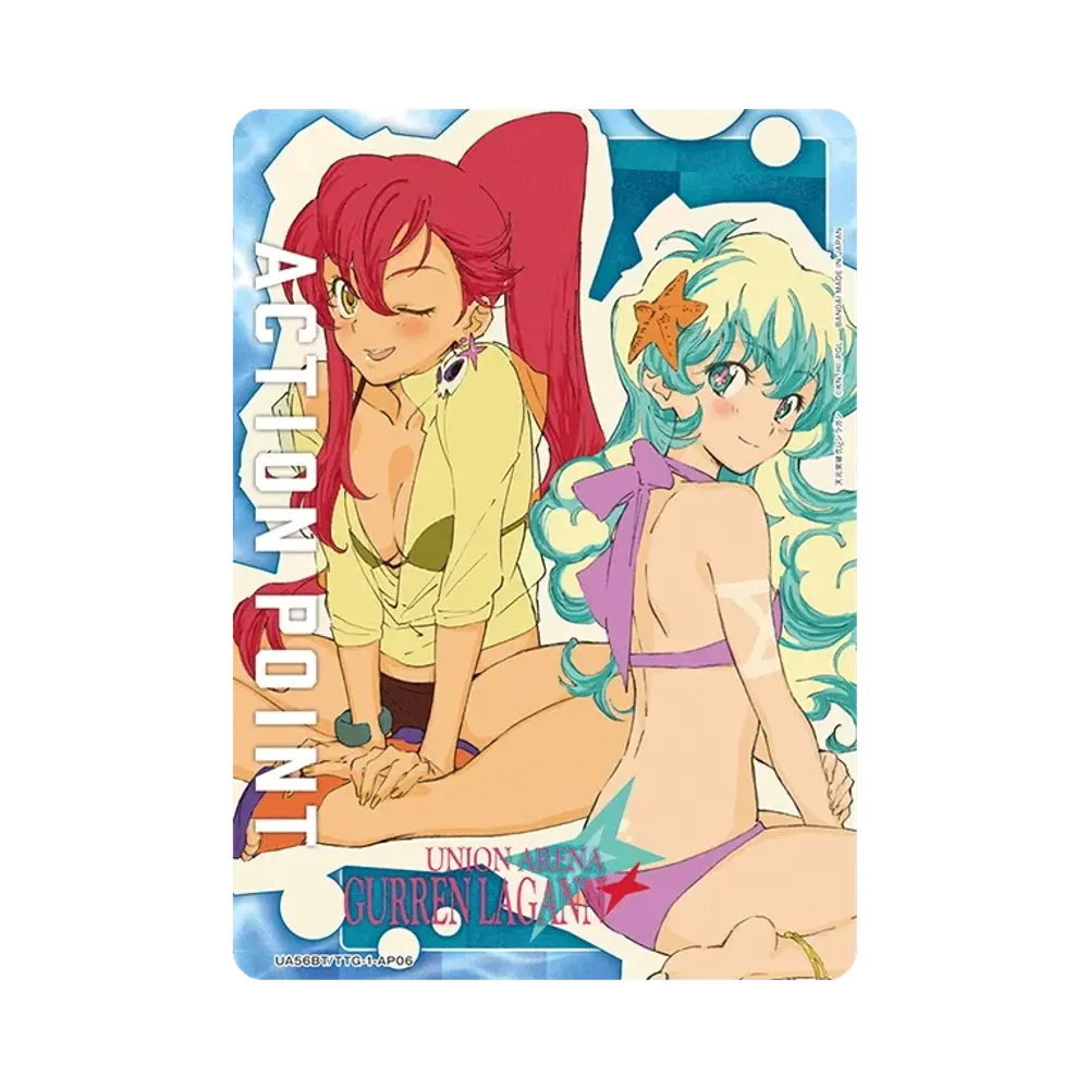 アクションポイントカード (ヨーコ&ニア) [UA56BT/TTG-1-AP06](ブースターパック「天元突破グレンラガン」)