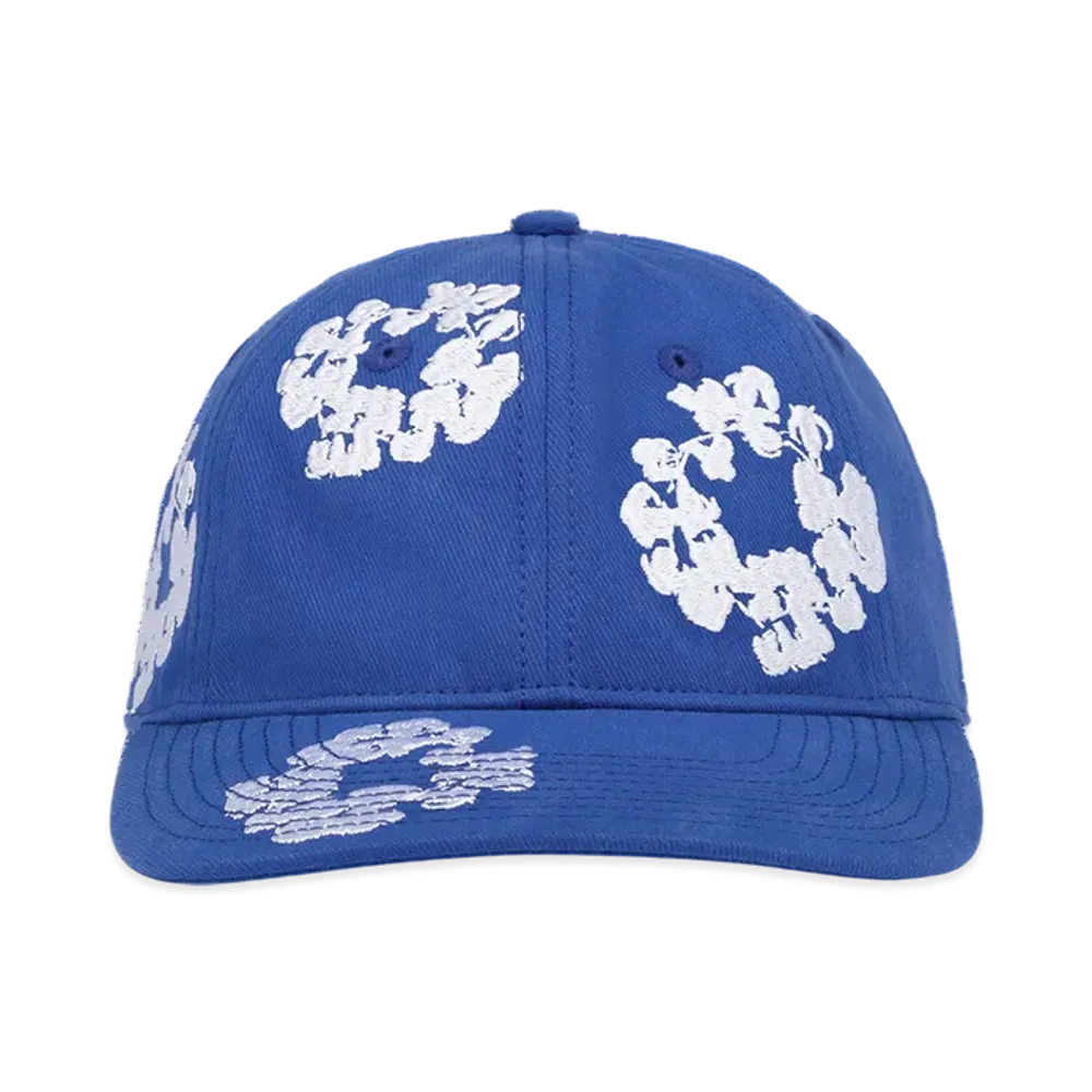 DENIM TEARS The Cotton Wreath Cap "Blue"