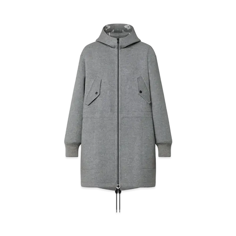 Louis Vuitton Reversible Monogram Cashgora Parka "Heather Grey"