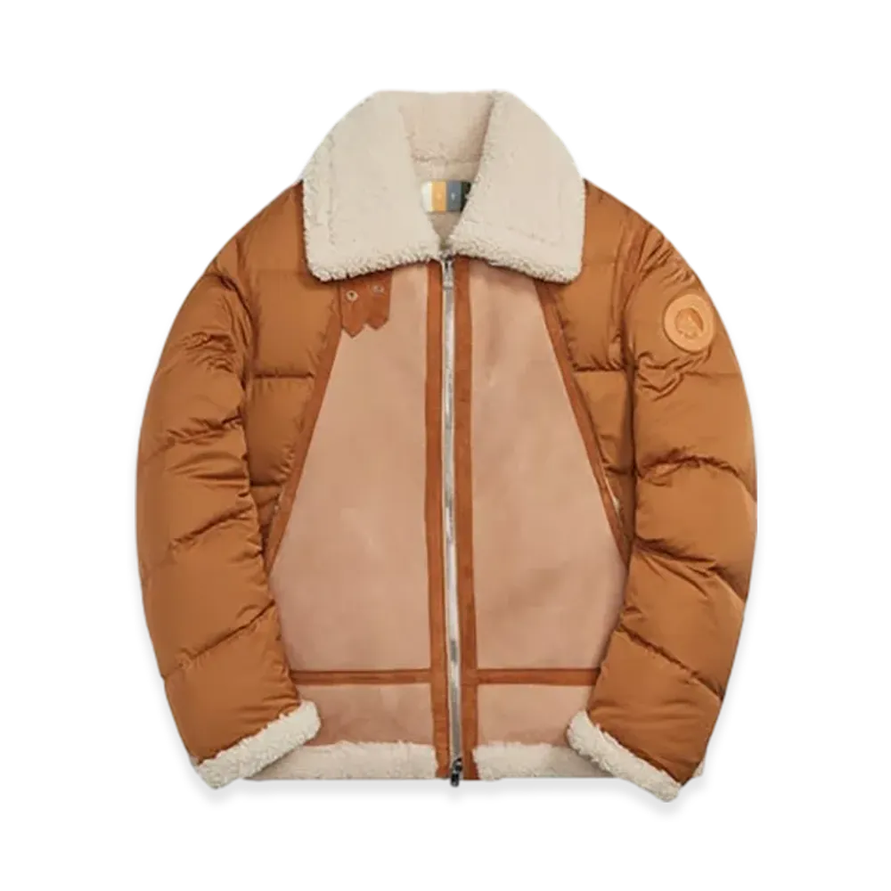 Kith Arden Shearling Combo Puffer "Beige"