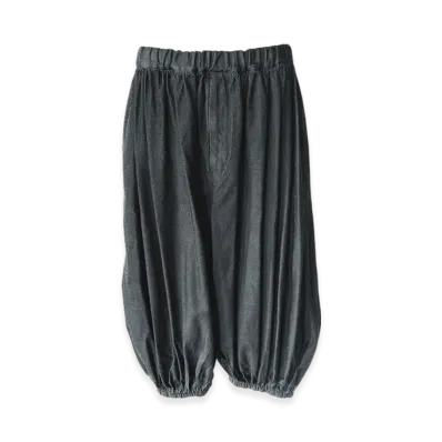 BLACK COMME des GARCONS Polyester / Cotton Gabardine Garment Treated "Black"