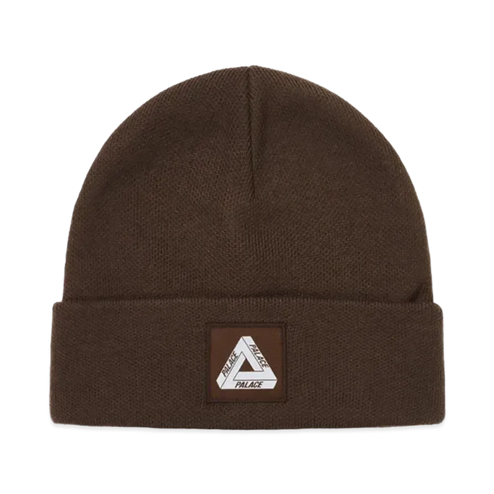 PALACE Tri-Ferg Patch Beanie "Nice Brown"