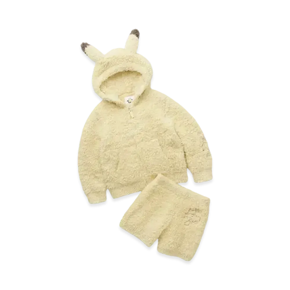 GELATO PIQUE x Pokemon Sleep Kids Gelato Pikachu Parka&Short Pants Set "Yellow"