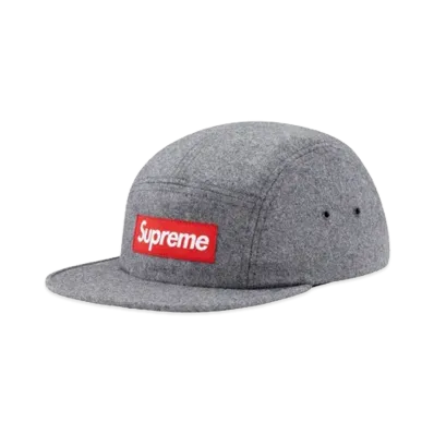 Supreme Lora Piana Wool Box Logo New Era "Grey"