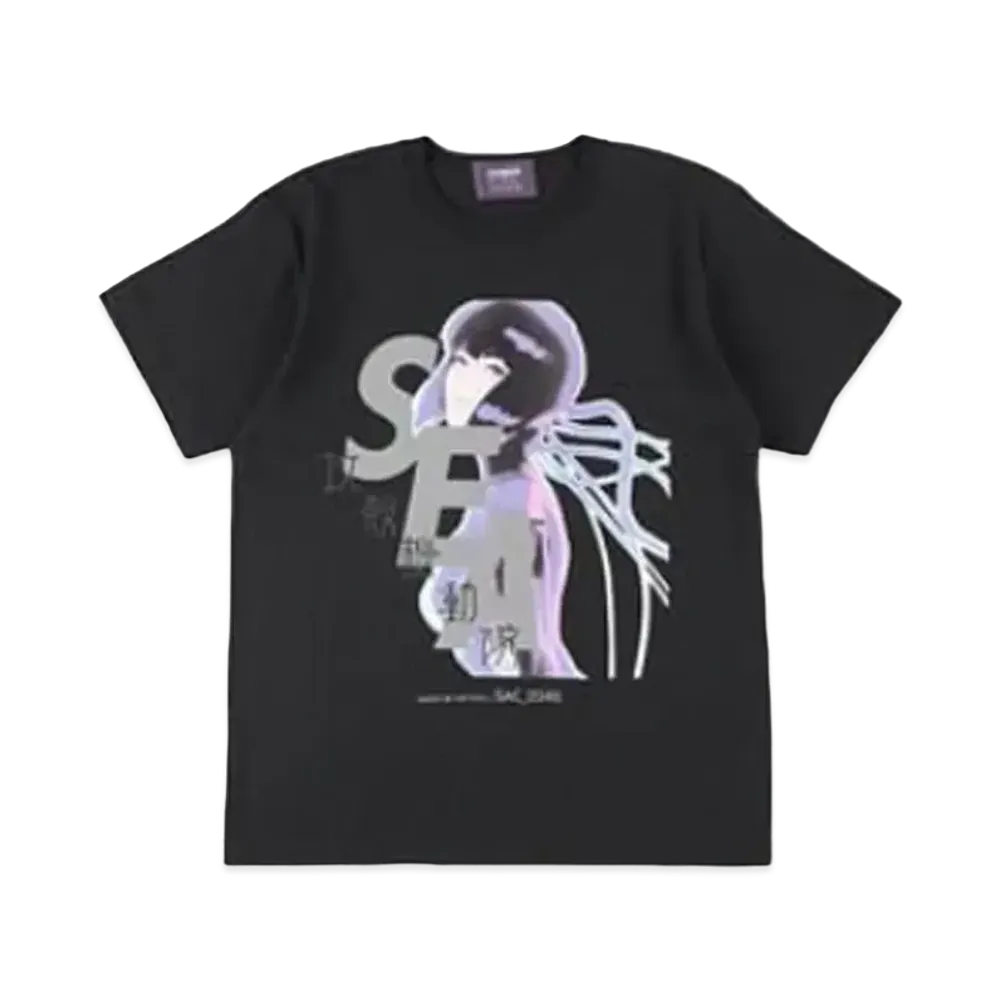 WIND AND SEA x Ghost In The Shell Sac_2045 S_E_A T Shirt "Black"