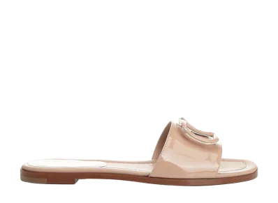 Valentino Garavani Women's Vlogo Signature Slide Sandal "Rose"