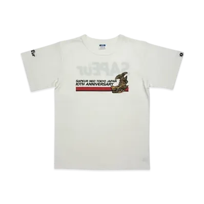 SAPEur Kid's 10TH Anniversary Tee S/S Tee "White"