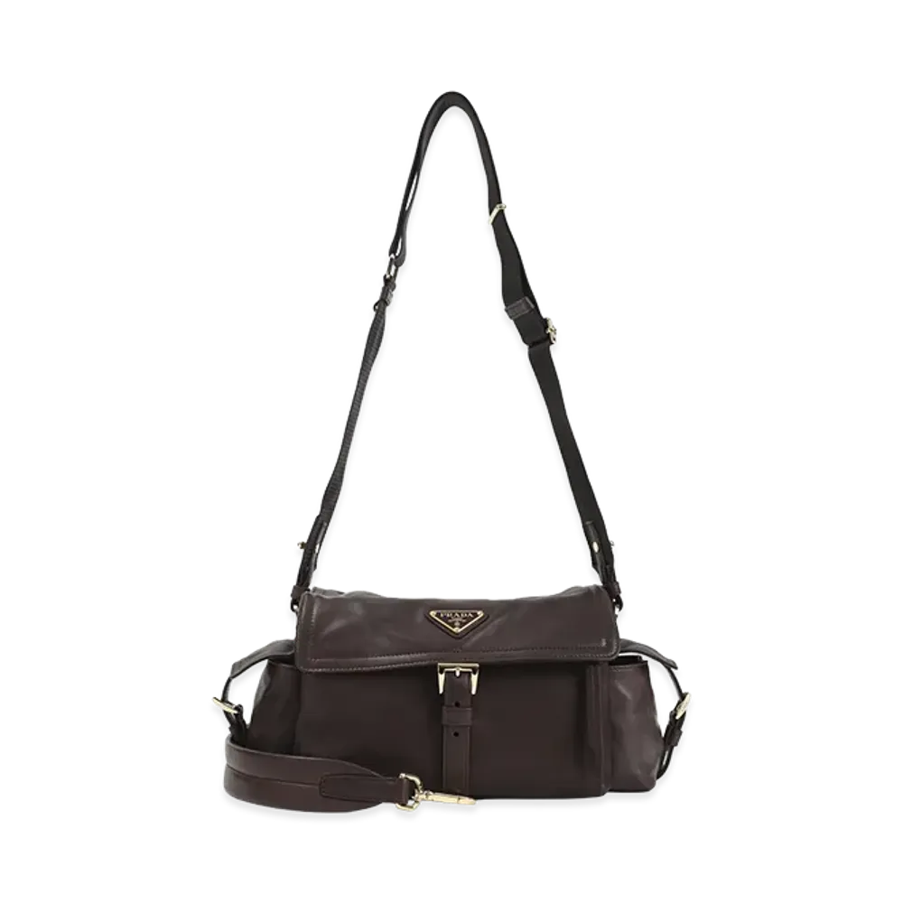 PRADA Women's 'Explore' Medium Shoulder Bag "Brown"
