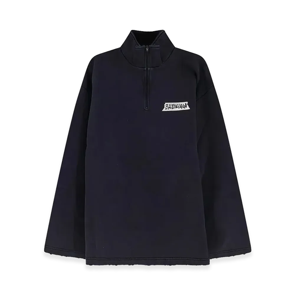 BALENCIAGA Cotton Sweatshirt "Black"