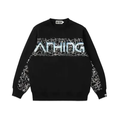 A BATHING APE X HAJIME SORAYAMA CREWNECK "Black"