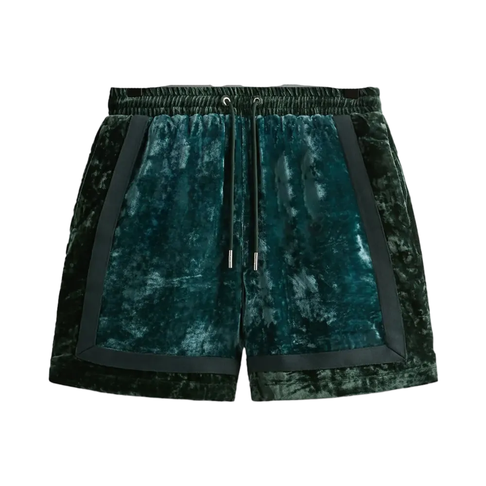 Kith &Kin Crushed Velvet Keon Short "Algae"