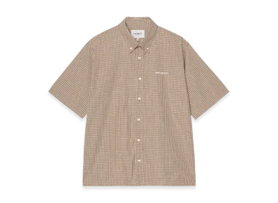 Carhartt WIP S/S Groff Shirt "Groff Check/Hamilton Brown"