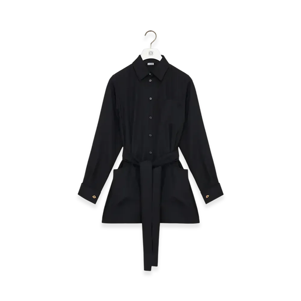 LOEWE Belted Blouse "Black"