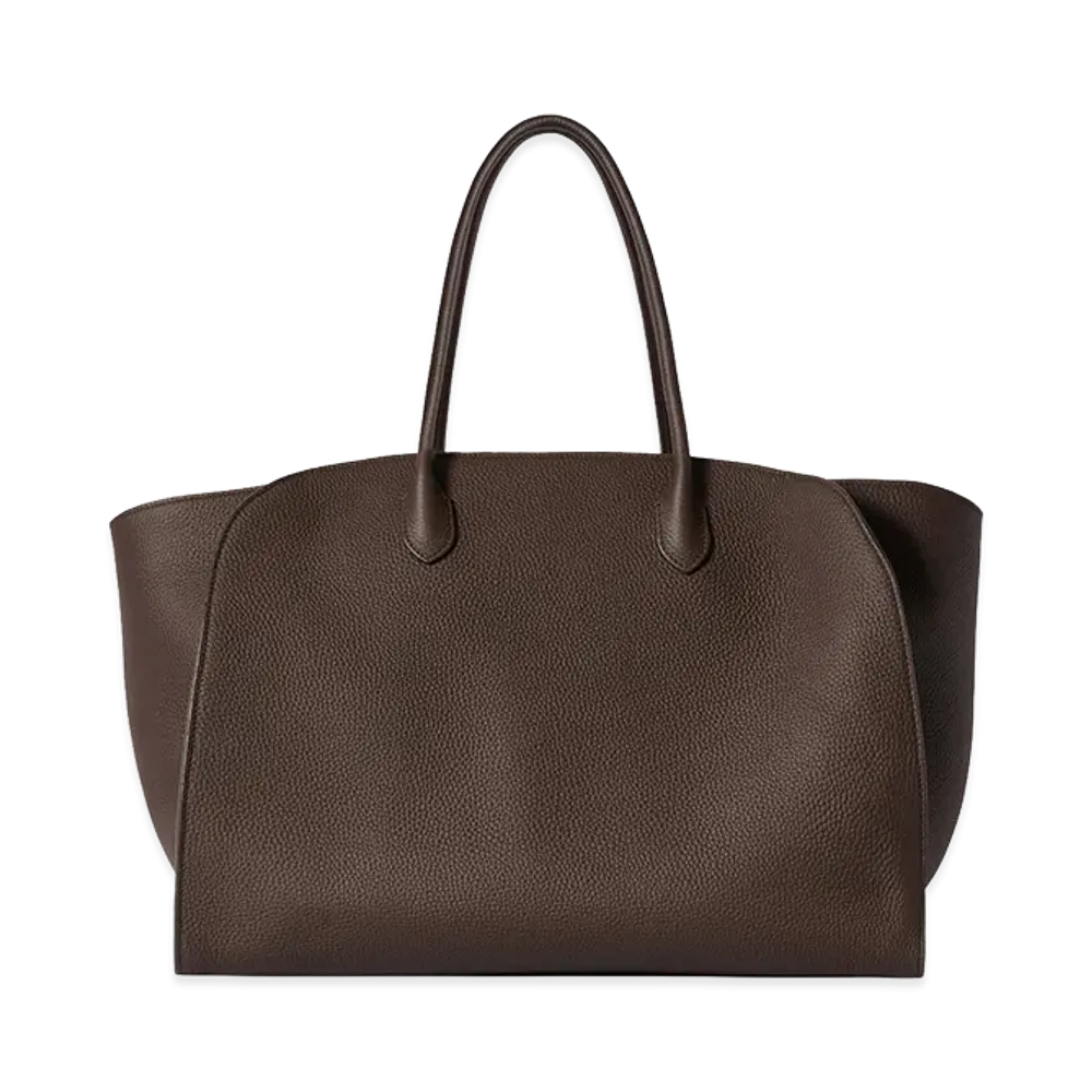 The Row Marlo Tote Bag "Deep Brown"