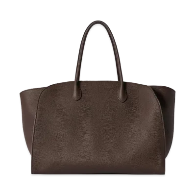 The Row Marlo Tote Bag "Deep Brown"