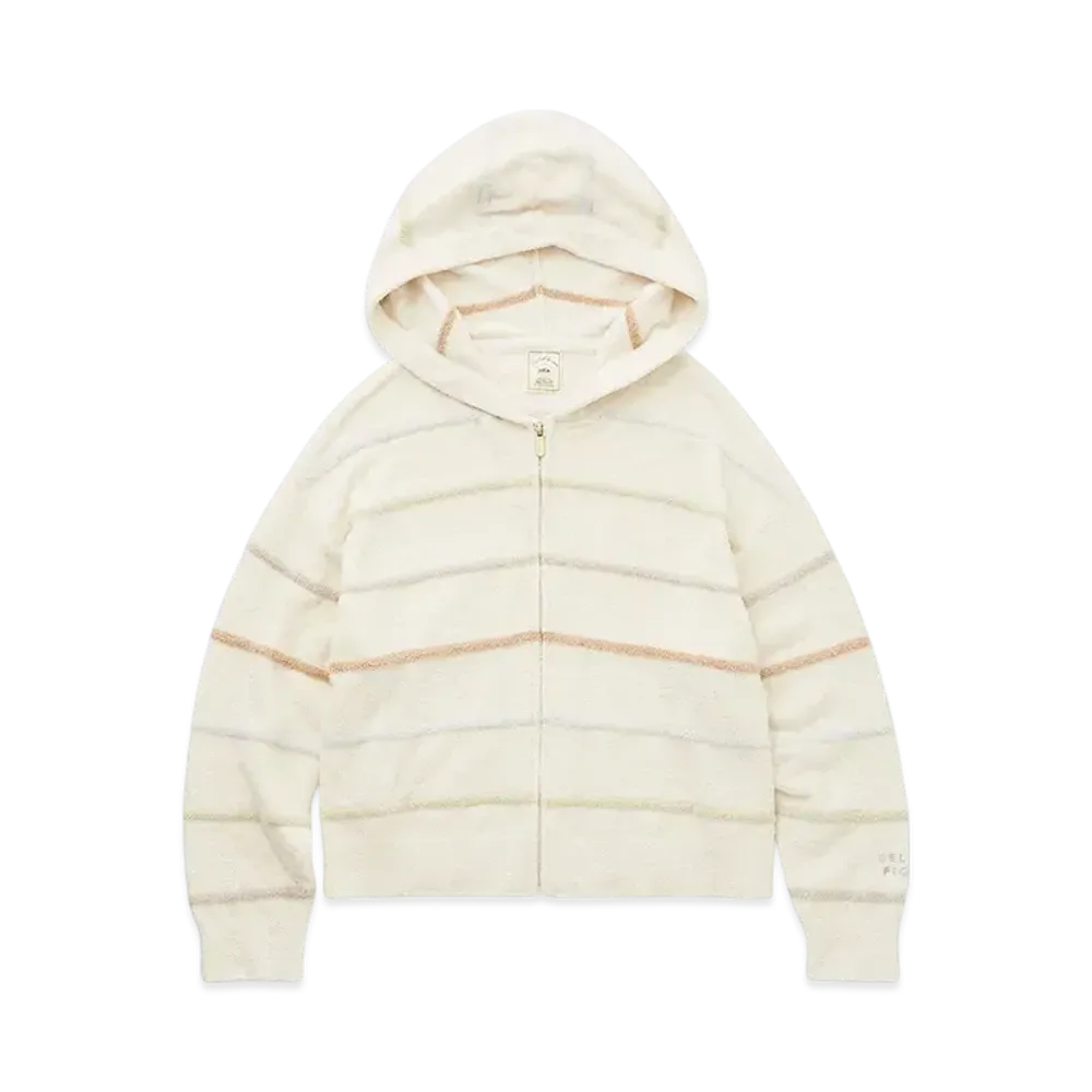 GELATO PIQUE Smoothy Colorful Border Parka "Off White"