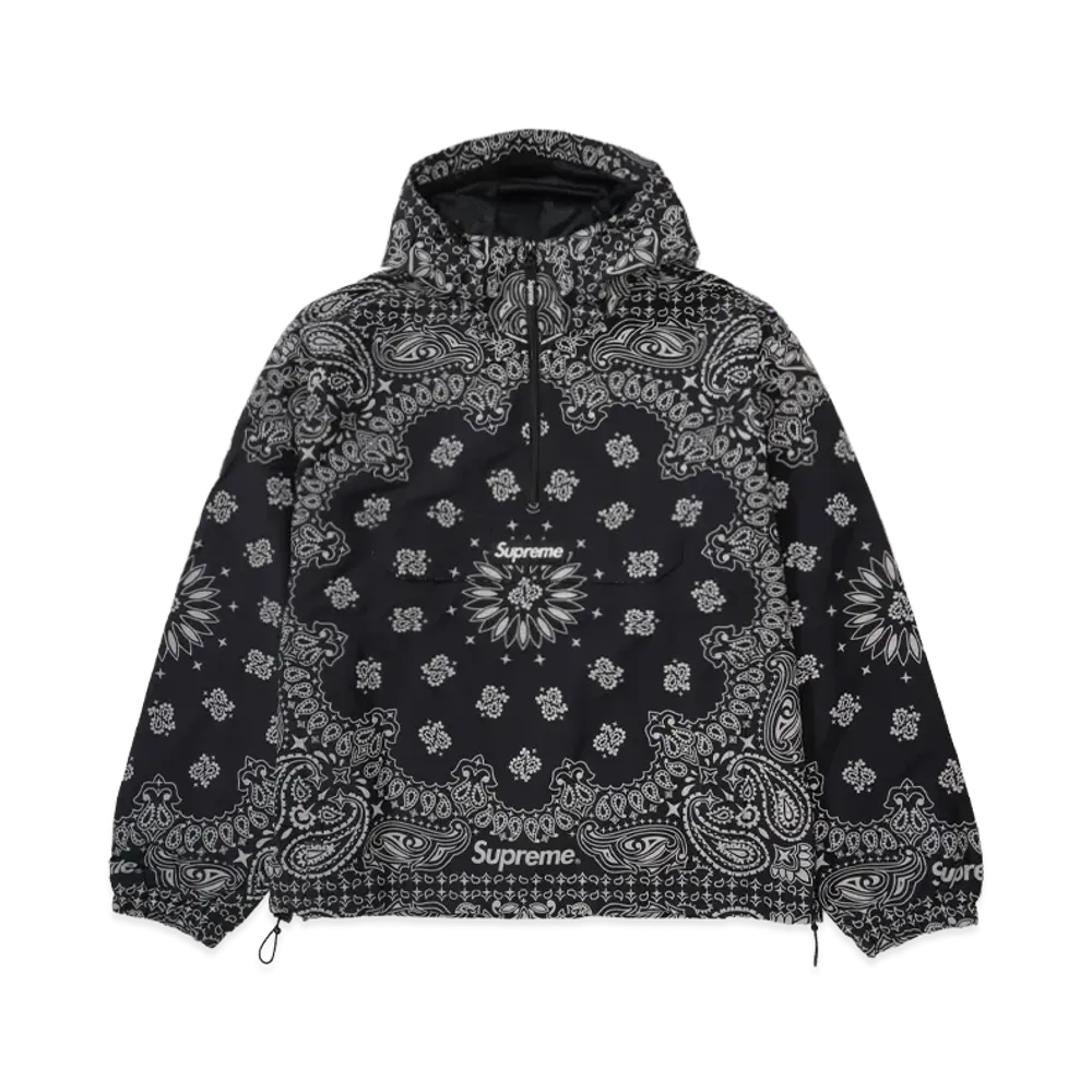 Supreme Reflective Bandana Anorak "Black"