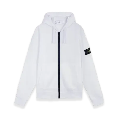 Stone Island 6100042 Organic Cotton Fleece "White"