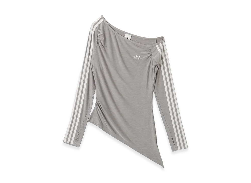 adidas Women's Asymetric Top "Grey"