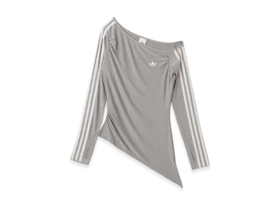 adidas Women's Asymetric Top "Grey"