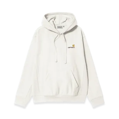 Carhartt WIP Hooded American Script Sweatshirt "Wax"