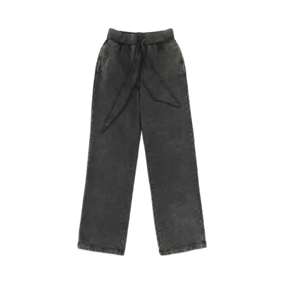1017 ALYX 9SM Intarsia Applique Logo Sweatpants "Washed Black"