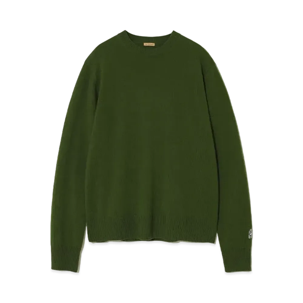 UNDERCOVER Cashmere Blend Wool Knit Pullover "Moss Green"