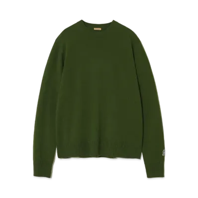 UNDERCOVER Cashmere Blend Wool Knit Pullover "Moss Green"