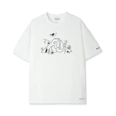 Columbia x FUJI ROCK FESTIVAL'25 Tee Lee Renown Graphic SS Tee "Sea Salt"
