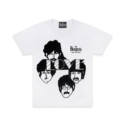 COMME des GARCONS x The Beatles Printed T-Shirt "White"