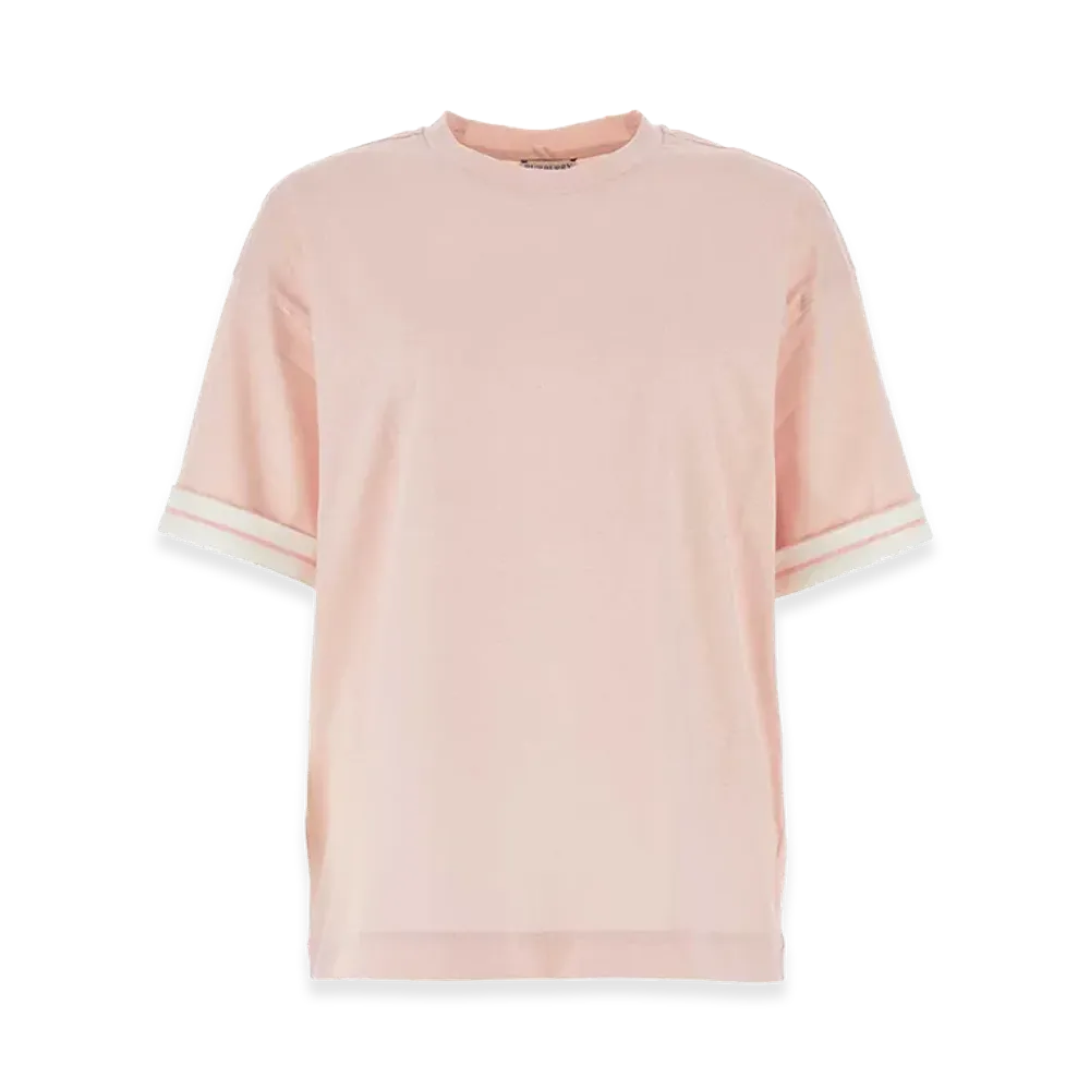Burberry Women's Cotton Oversize T-Shirt "Pink"
