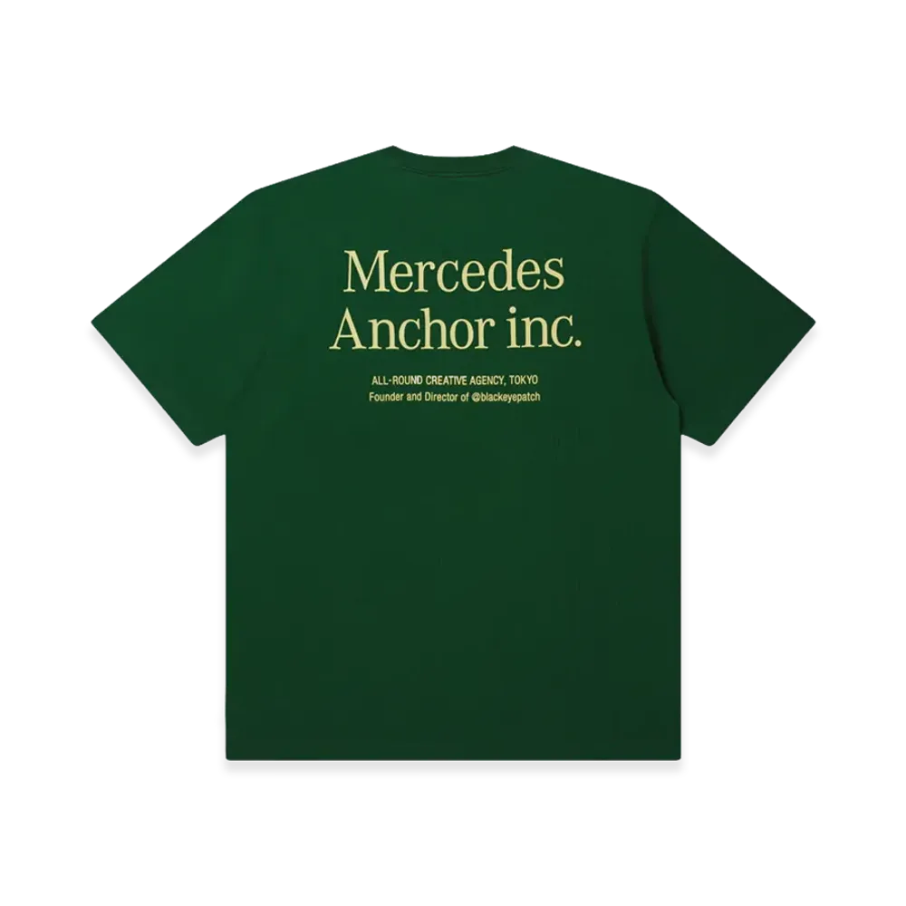 Mercedes Anchor inc. Logo Tee "Green"
