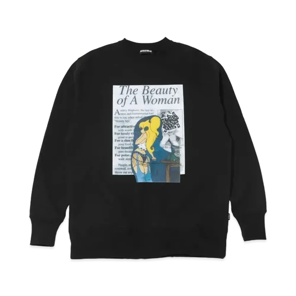 GOD SELECTION XXX Crew Neck Sweat Shirt GX-A23-CN-01 "Black"