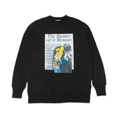 GOD SELECTION XXX Crew Neck Sweat Shirt GX-A23-CN-01 "Black"