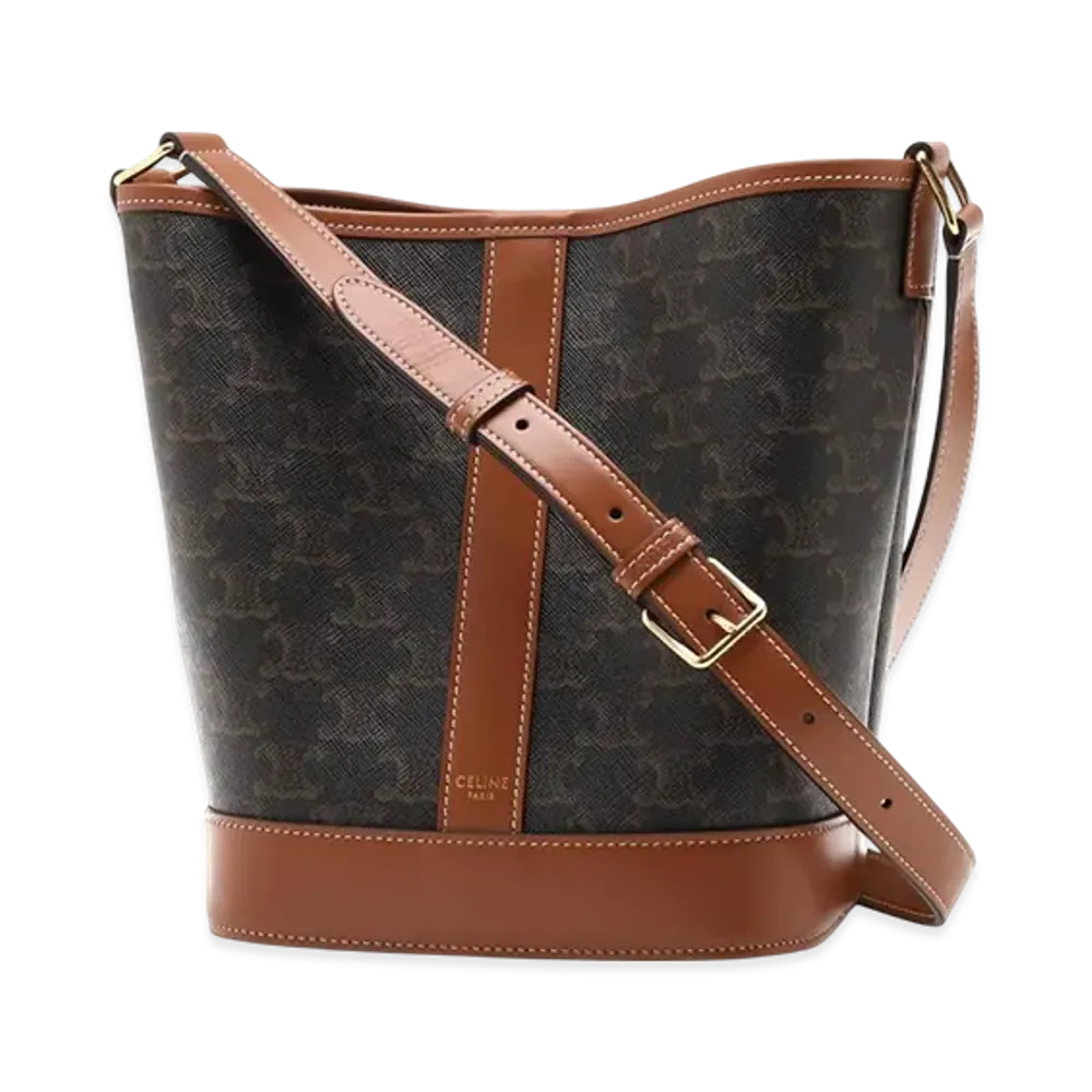CELINE Small Triomphe Canvas "Tan"