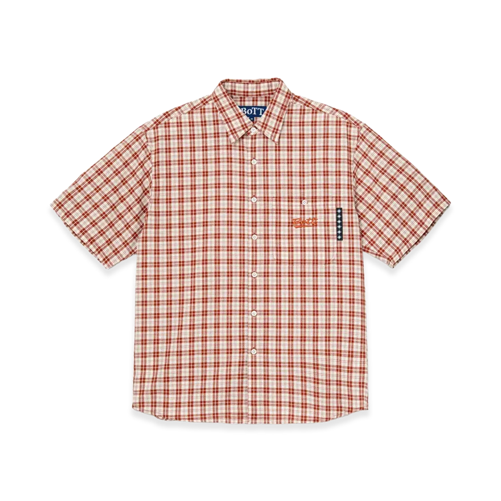 BoTT Plaid S/S Shirt "Red"